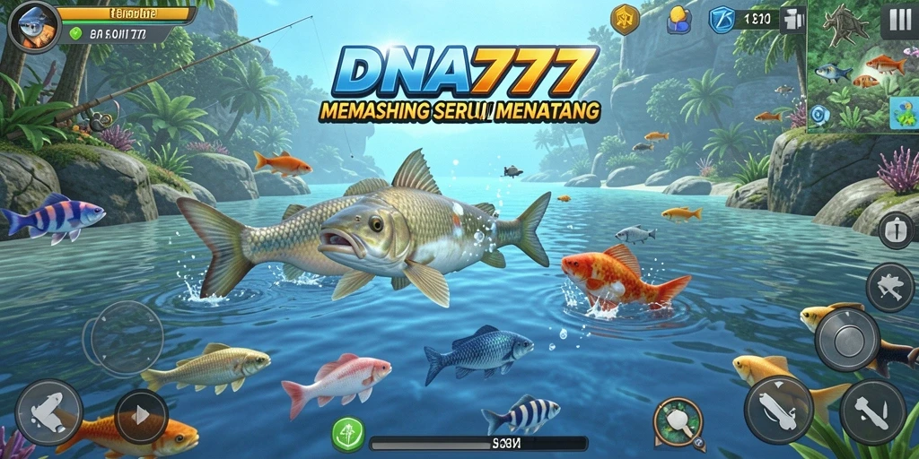 Tangkapan ikan besar dalam gameplay DNA777 yang seru.