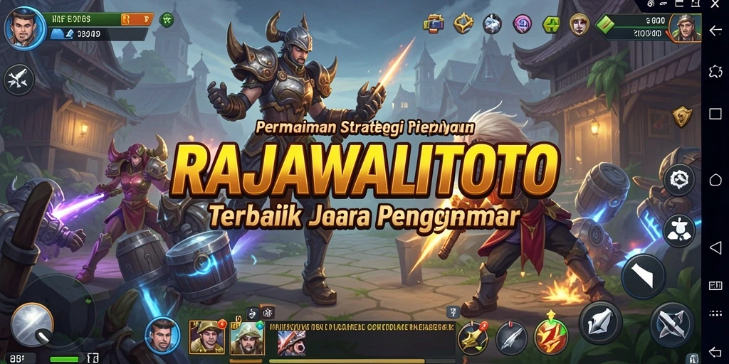 Tampilan gameplay RAJAWALITOTO yang menegangkan dan penuh strategi.